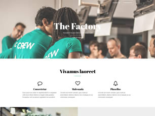 The Factory Free Website Template