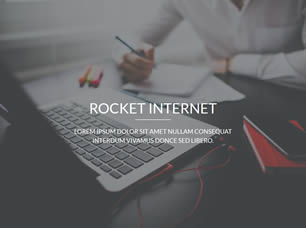 Rocket Internet Free Website Template