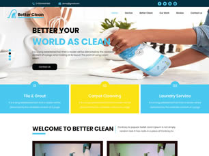Better Clean Free Website Template