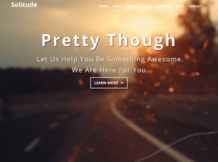 Solitude Free CSS Template