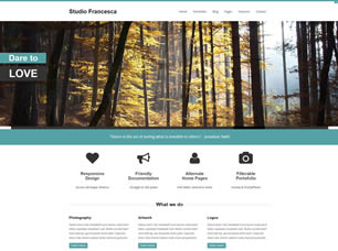 Studio Francesca Free Website Template