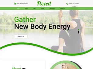 Flexed Free Website Template