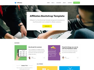 Affiliates Free CSS Template