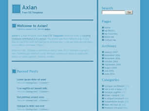 Axian Free Website Template