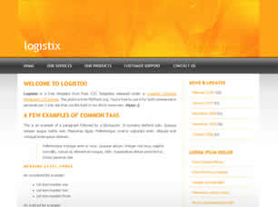 Logistix Free Website Template