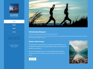 Blugoon Free Website Template