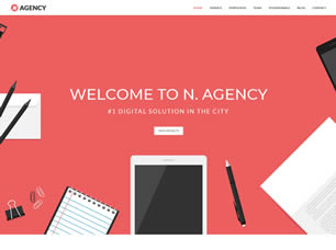 N. Agency Free Website Template
