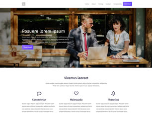 Pure Free Website Template