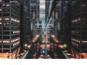Infinite Loop Free Website Template