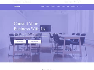 Zombiz Free Website Template