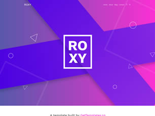 Roxy Free CSS Template