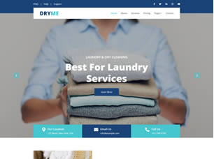 DRYME Free Website Template