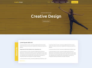 Creative Design Free Website Template