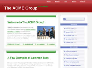 The ACME Group Free Website Template