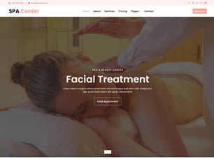 SPA Center Free CSS Template