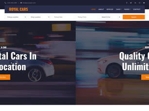 ROYAL CARS Free Website Template