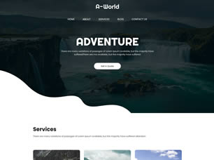 A-World Free CSS Template