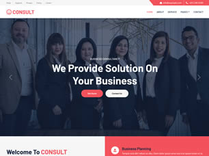 CONSULT Free Website Template