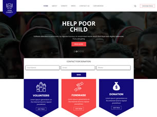 Doni Charity Free Website Template