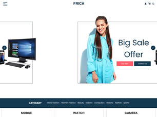 Frica Free Website Template