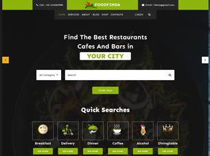 Foodfinda Free CSS Template