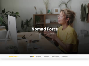 Nomad Force Free Website Template