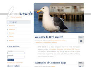 Bird Watch Free Website Template