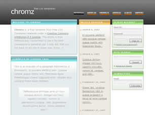 Chromz Free Website Template
