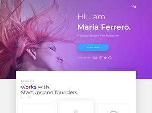 Maria Ferrero Free Website Template