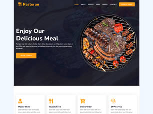 Restoran Free Website Template