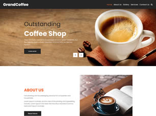 Grandcoffee Free CSS Template