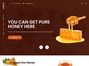 Honey Free CSS Template
