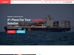 Logistica Free Website Template