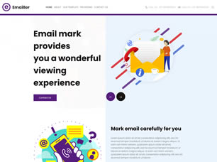 Emailler Free Website Template
