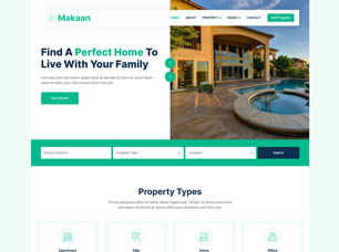 Makaan Free CSS Template