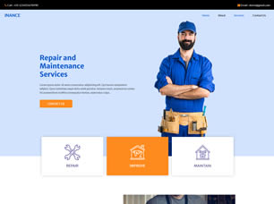 Inance Free Website Template