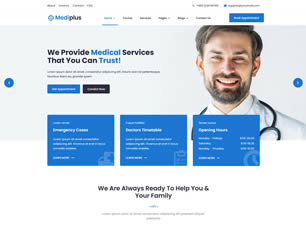 Mediplus Lite Free Website Template