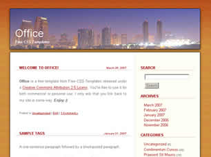Office Free Website Template