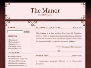 The Manor Free CSS Template