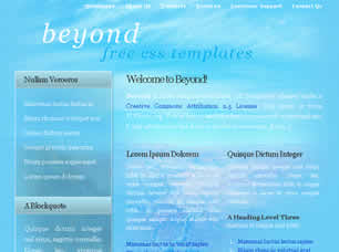 Beyond Free CSS Template