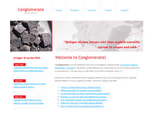 Conglomerate Free Website Template