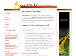 Cultivated Free Website Template