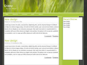 Grassy Free CSS Template