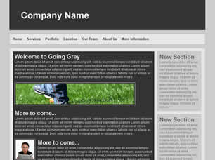Going Grey Free Website Template