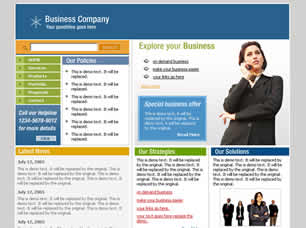 Business Company Free CSS Template