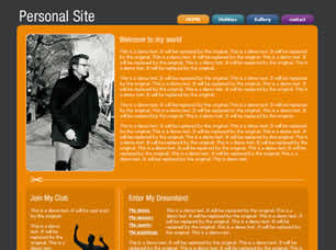 Personal Site Free Website Template