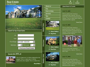 Real Estate Free Website Template