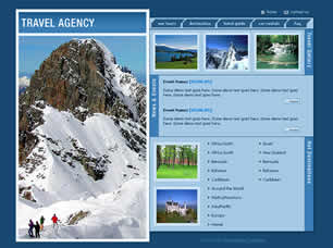 Travel Agency Free Website Template