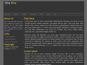 Zilla Nine Free Website Template