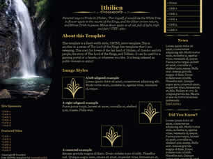 Ithilien Free Website Template